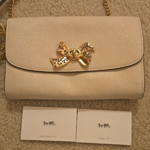 Coach Crossbody Sparkle Bow